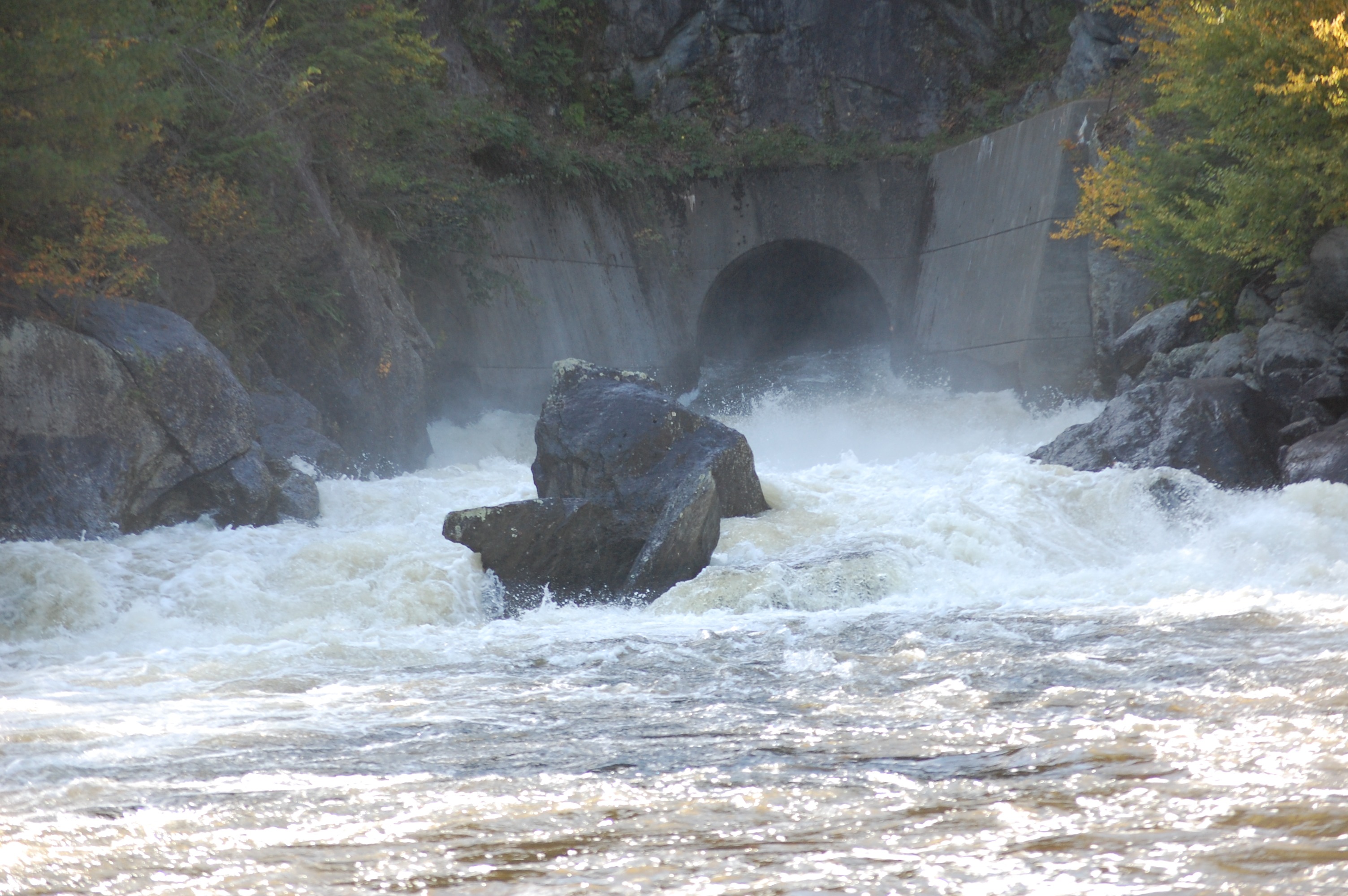 River rapids in Jamaica State Park.